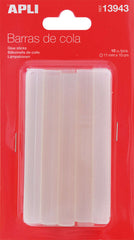 Apli Pack de 10 Barras de Adhesivo Termofusible Ã˜11mmx10cm - Compatible con Pistolas Ã˜11mm - Precision y Limpieza