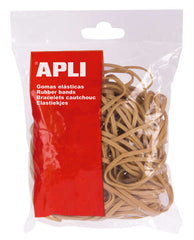 Apli Gomas Elasticas de Caucho Natural - Ã˜ 100 x 2mm - Gran Elasticidad y Resistencia - 1kg de Contenido