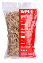 Apli Gomas Elasticas de Caucho Natural - Ã˜ 160 x 3mm - Gran Elasticidad y Resistencia - 1kg de Contenido