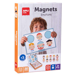 Apli Kids Juego Magnetico Emociones  - 30 Fichas Tematicas - Fomenta la Observacion y la Imaginacion - Recomendado para NiÃ±os a partir de 3 AÃ±os