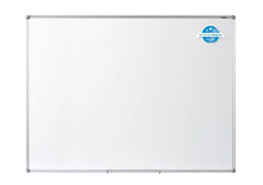 Dahle Professional Board Pizarra Blanca Esmaltada Magnetica 900x1200mm - Marco de Aluminio - Bandeja para Rotuladores