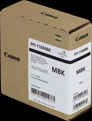 Canon PFI110 Matte Black Original Ink Cartridge - 2363C001