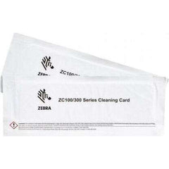 Zebra ZC100/ZC300 Kit of 2 Original Cleaning Cards