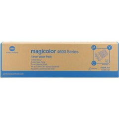 Konica Minolta MagiColor 4650/4690MF/4695MF Pack de 3 cartouches toner originales - Cyan, Magenta, Amarillo - A0DKJ52