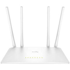 Cudy WR1200 Smart Router WiFi AC1200 Doble Banda - 1x Puerto Wan 100/10 Mbps y 4x Puertos Lan 100/10 Mbps - 4 Antenas Externas