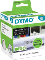 Dymo LW 99012 Etiquetas Originales de Direccion Grandes Autoadhesivas - 36x89mm - 520 Unidades - S0722400