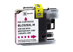 Cartucho de tinta genérico magenta Brother LC525XL - substitui LC525XLM