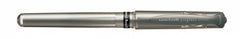 Uni-ball Signo Broad UM-153 Roller de Tinta Gel - Punta de Bola 1mm - Trazo Estilografico - Sujecion de Caucho - Color Plata
