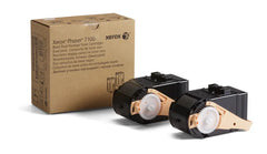 Xerox Phaser 7100 Black Pack of 2 Original Toner Cartridges - 106R02605