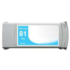 HP 81 Cyan Light Generic Ink Cartridge - Replace C4934A