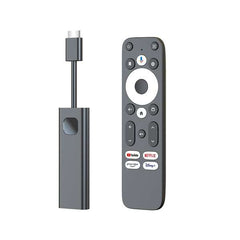 Leotec Android TV Dongle GC216 4K - Certificado Google & Netflix - WiFi Dual, Bluetooth, 2GB RAM, Mando incluido