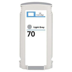 HP 70 Light Gray Generic Pigment Ink Cartridge - Replacement C9451A