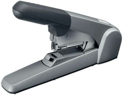 Petrus 1400 Grapadora de Gruesos - Hasta 60 Hojas - Grapado Plano - Para Grapas 25/10 - Color Gris