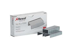Rexel Caja de 1000 Grapas 24/6 NÂº16 - Hasta 20 Hojas - Acero de Alta Calidad - Patilla de 6mm