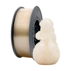 Filament PETG 3D - Diamètre 1,75 mm - Bobine 1kg - Couleur Transparent