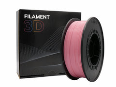 Filamento PLA 3D - Diâmetro 1,75mm - Carretel de 1kg - Cor Rosa Creme