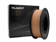 Filamento PLA 3D - Diâmetro 1,75mm - Carretel 1kg - Cor Pêssego Claro