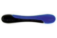 Kensington ReposamuÃ±ecas de Gel Duo - Almohadilla de Gel - Canal de Ventilacion - Combinacion de Colores en Dos Tonos - Acabado Suave - Color Azul/Negro Gris