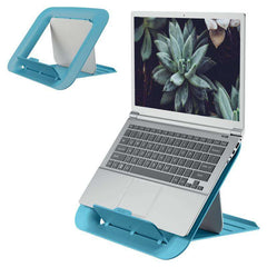 Leitz Ergo Cosy Soporte Ajustable para Portatil - DiseÃ±o Ergonomico - Altura Ajustable - Color Azul