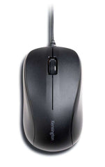 Kensington Valumouse Raton USB - Sensor de 1000ppp - 3 Botones - Uso Ambidiestro - Clics Silenciosos - Color Negro