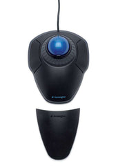 Kensington Trackball Orbit con Anillo de Desplazamiento - Bola de 40mm - Personalizacion de Botones - Precision Optica - ReposamuÃ±ecas Extraible - Negro