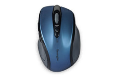Kensington Pro Fit Raton Inalambrico 2,4GHz 1600dpi - Sensor Optico 1750ppp - 5 Botones - Uso Diestro - TamaÃ±o Mediano Ergonomico - Color Azul/Negro