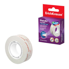 Erichkrause Handy Cinta Adhesiva de Facil Rasgado 18mmÃ—33m - Alta Transparencia - Resistente a la luz