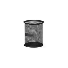 Erichkrause Compass Classic Portalapices Redondo 90Ñ…100mm - Base Redonda de Acero Inoxidable - DiseÃ±o Moderno y Elegante - Color Negro