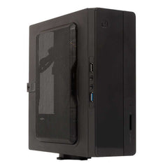 Unykach UK1007 Caja Torre Mini-ITX - Fuente de Alimentacion 150W Incluida - TamaÃ±o Disco Soportado 2.5" - USB-A 2.0/3.2 y Audio