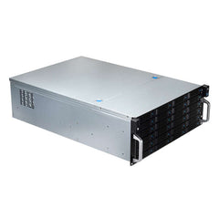 Unykach Servidor 4U Rack 24 Bahias Hot Swap - TamaÃ±os de Disco Soportados 2.5", 3.5" - Placas Base Compatibles EEB, CEB, ATX, MicroATX - USB-A 2.0 - 3 Ventiladores 120mm Incluidos