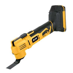 Blim Multiherramienta de Bateria de 20V - Velocidad Variable de 10.000 - 17.000 Rpm - Motor RS775 Dc - Angulo de Oscilacion: 3Â° - Luz LED - Accesorios Incluidos - Color Negro