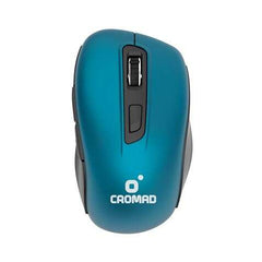 Cromad Raton Inalambrico - Hasta 10 Metros de Alcance - Incluye Mini Receptor USB - Maxima Autonomia de Bateria, Hasta 12 Meses - 3 Botones Accesibles - DiseÃ±o Comodo - Maxima Precision - Tacto Suave - Disponible en Varios Colores