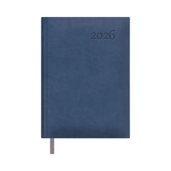 Dohe Lausana Agenda Anual - Dia Pagina - Cubierta en Polipiel - Sabado y Domingo misma Pagina - TamaÃ±o 14x20cm - Color Azul