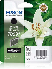 Cartucho de tinta original fotográfico preto Epson T0591 - C13T05914010