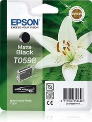 Cartucho de tinta original Epson T0598 preto fosco - C13T05984010