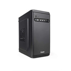 Tooq Caja Minitorre Micro-ATX/Mini-ITX - TamaÃ±o Disco Soportado 3.5", 2.5" - USB3.0, 2.0, Audio HD - Ventilador 80mm Incluido - Color Negro