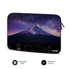 Subblim Funda Neopreno Trendy para Portatil 15.6" - Grosor 3Mm - Resistencia a Golpes - DiseÃ±o Mountain - Color Negro