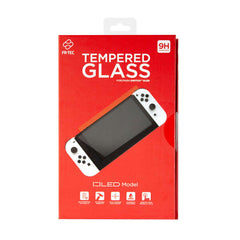 FR-TEC Cristal Templado Switch Oled - Protector de Pantalla Transparente - Anti-AraÃ±azos y Anti-Roturas - Sensible al Tacto - Modelo Oled - Color Transparente