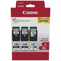 Canon PG-540L/CL-541XL Multipack de 3 cartouches d'encre originales - 5224B017