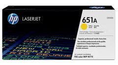 HP CE342A Amarillo Cartucho de Toner Original - 651A