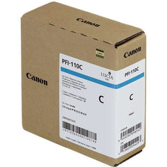 Canon PFI110 Cyan Original Ink Cartridge - 2365C001