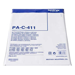 Brother PAC411 Pacote de 100 folhas A4 de papel térmico original