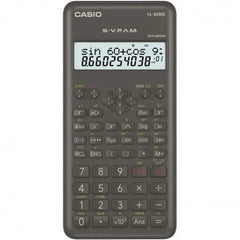 Casio Calculadora Cientifica FX-82MS 2Âª Ed.- Pantalla LCD de 2 Lineas - 240 Funciones Integradas - 8 Memorias de Variables - Calculo de Porcentajes - Alimentacion 1 Pila AA