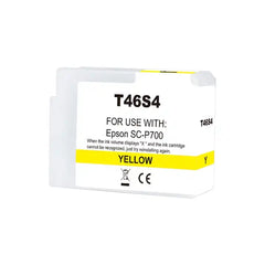 Cartouche d'encre pigmentée générique jaune Epson T46S4 - Remplace C13T46S400