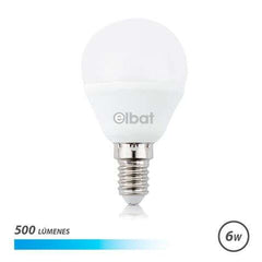 Elbat Bombilla LED G45 - 6W - 500Lm - E14 - Luz Blanca