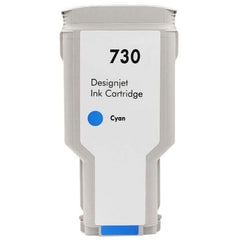 HP 730 Cyan Generic Ink Cartridge - Replaces P2V68A/P2V62A