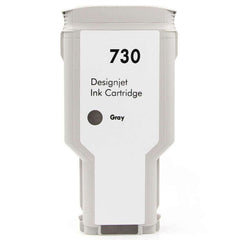 HP 730 Gray Generic Ink Cartridge - Replace P2V72A/P2V66A