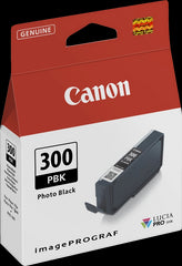 Canon PFI300 Negro Photo Cartucho de Tinta Original - 4193C001/PFI300PBK