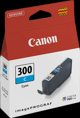 Canon PFI300 Cyan Original Ink Cartridge - 4194C001/PFI300C