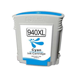 HP 940XL Cyan Generic Ink Cartridge - Replacement C4907AE